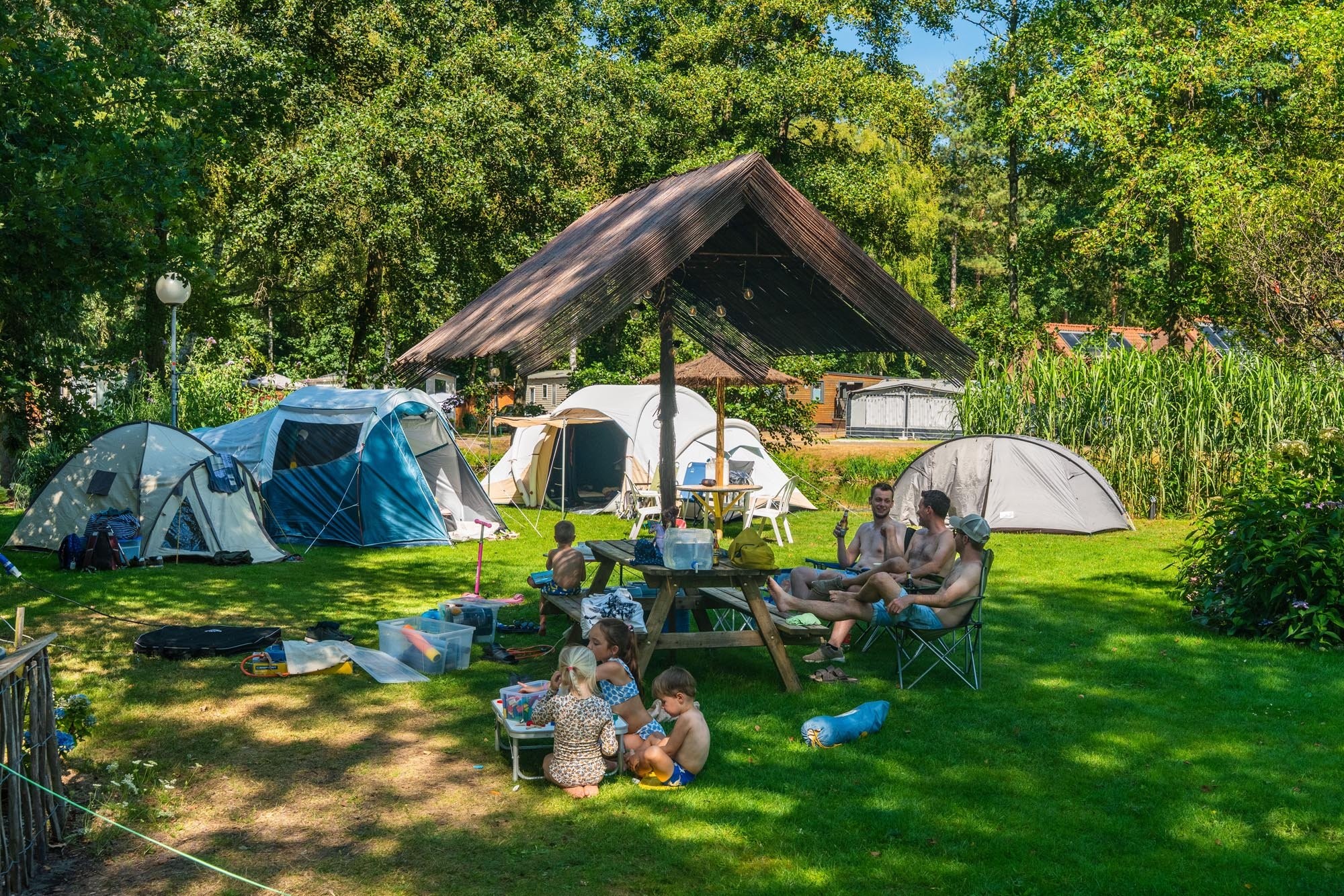 Camping in Belgian nature